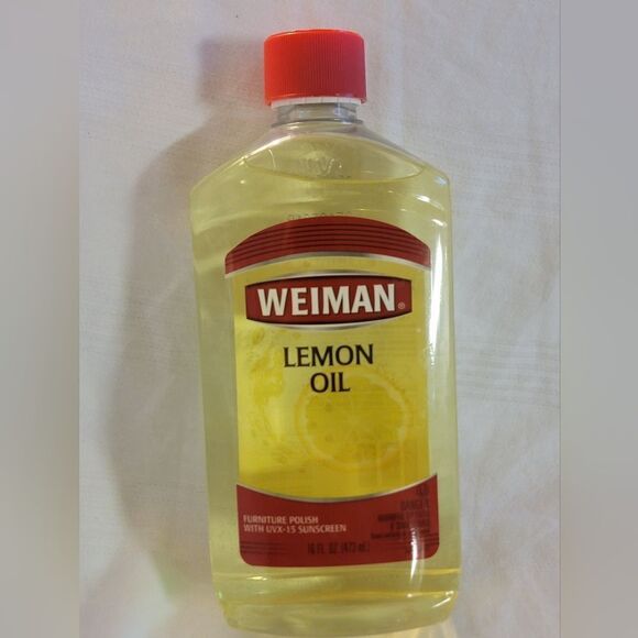 Weiman Lemon Oil, Furniture Wood Polish with UVX-15 Sunscreen 16 Oz SEALED - Picture 2 of 10